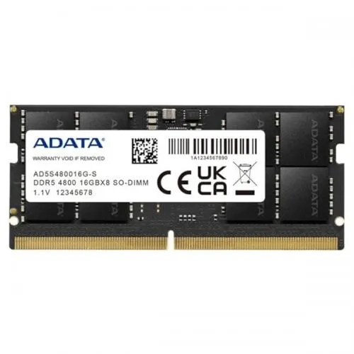 Adata 16GB ddr5 4800 SODIMM Laptop RAM Dealer Price in chennai, Tamilnadu, Coimbatore, Kanchipuram, Sriperumbudur, Tiruvallur, Tiruppur