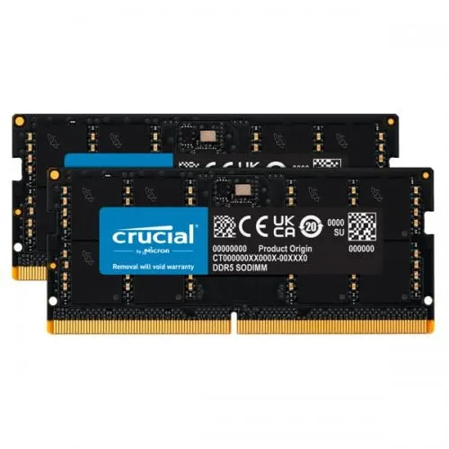 Crucial DDR5 16GB 5200 SODIMM Laptop Memory Dealer Price in chennai, Tamilnadu, Coimbatore, Kanchipuram, Sriperumbudur, Tiruvallur, Tiruppur