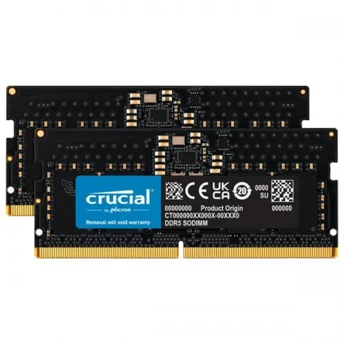 Crucial DDR5 16GB Kit 8GBx2 5600 SODIMM Laptop Memory Dealer Price in chennai, Tamilnadu, Coimbatore, Kanchipuram, Sriperumbudur, Tiruvallur, Tiruppur