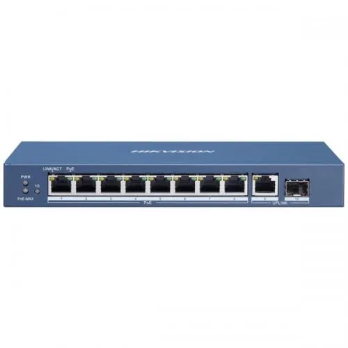 Hikvision 8 Port DS3E0510pEM 20 Gbps Gigabit Unmanaged POE Switch Dealer Price in chennai, Tamilnadu, Coimbatore, Kanchipuram, Sriperumbudur, Tiruvallur, Tiruppur