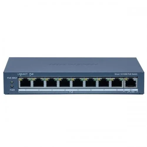 Hikvision DS 3E1309P EI B 8 Port 5GBPS Fast Ethernet Smart POE Switch Dealer Price in chennai, Tamilnadu, Coimbatore, Kanchipuram, Sriperumbudur, Tiruvallur, Tiruppur