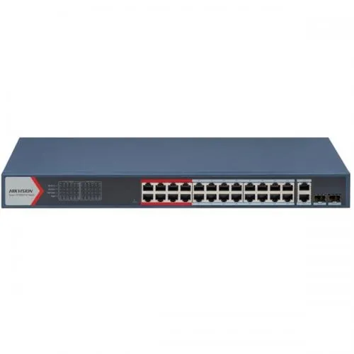 Hikvision DS 3E1326P EI 24 Port 14GPBS Fast Ethernet Smart POE Switch Dealer Price in chennai, Tamilnadu, Coimbatore, Kanchipuram, Sriperumbudur, Tiruvallur, Tiruppur