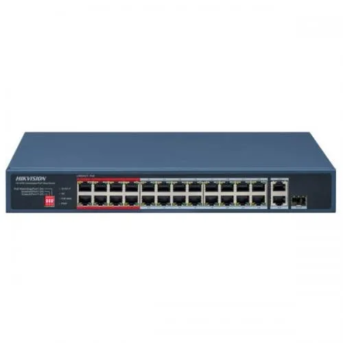 Hikvision DS3E0326PEMB 24 Port 8 Gbps Fast Ethernet Unmanaged POE Switch Dealer Price in chennai, Tamilnadu, Coimbatore, Kanchipuram, Sriperumbudur, Tiruvallur, Tiruppur