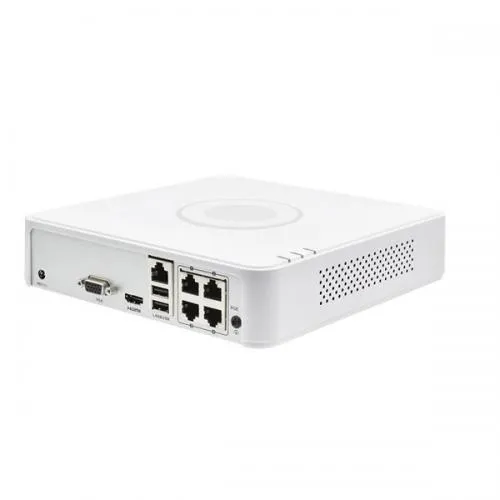 Hikvision DS7104NIQ1 4P 4 Channel Mini 4 PoE 1U NVR Dealer Price in chennai, Tamilnadu, Coimbatore, Kanchipuram, Sriperumbudur, Tiruvallur, Tiruppur