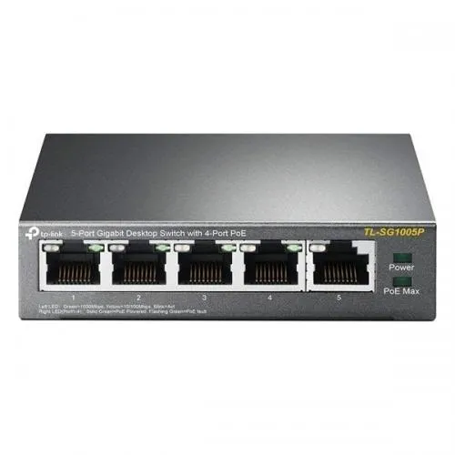 Tp Link TL SF1005P 5 Port Desktop Switch with 4 Port Dealer Price in chennai, Tamilnadu, Coimbatore, Kanchipuram, Sriperumbudur, Tiruvallur, Tiruppur